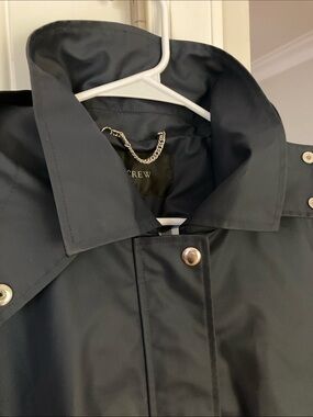 New: J Crew The Classic Raincoat. Navy. Size XXL